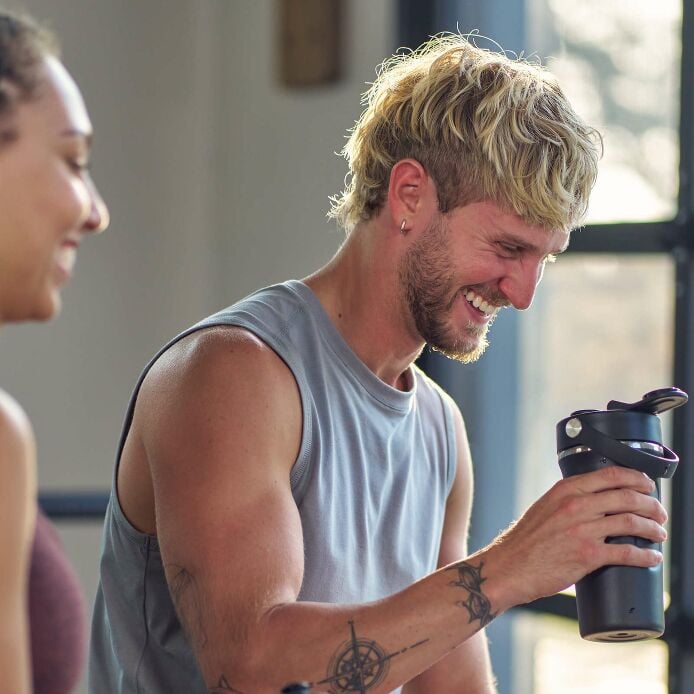 24 oz Insulated Shaker Bottle Indigo