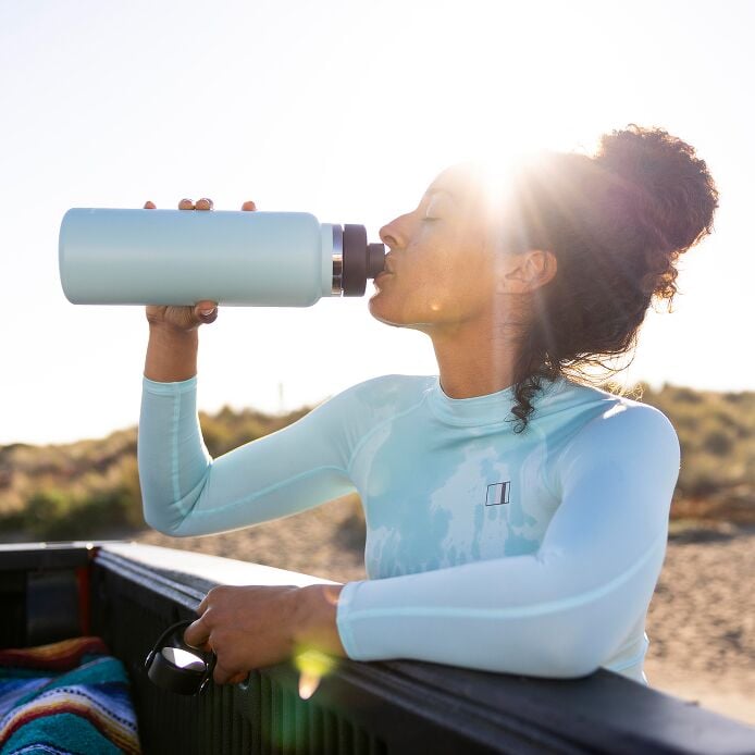 40 oz Wide Mouth with Flex Chug Cap Black