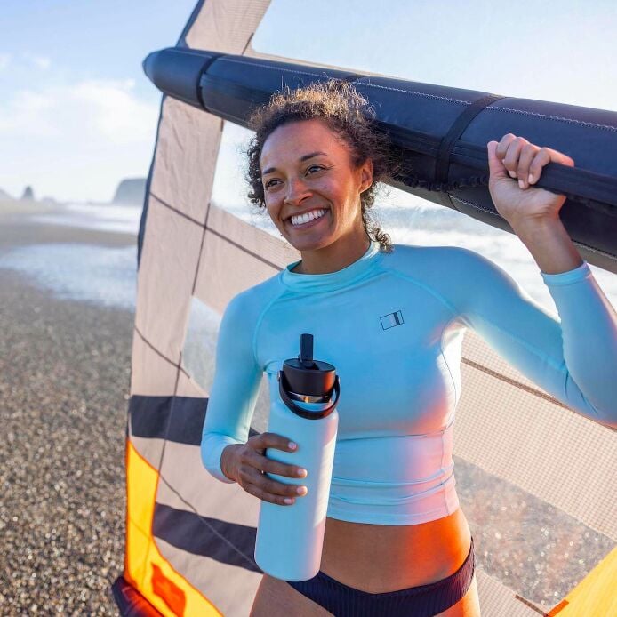 40 oz Wide Mouth with Flex Straw Cap Fossil