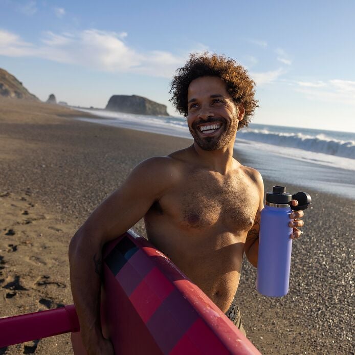 40 oz Wide Mouth with Flex Chug Cap Black