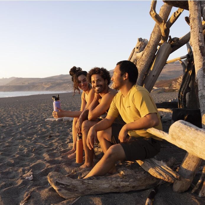 32 oz Wide Mouth with Flex Straw Cap Oat