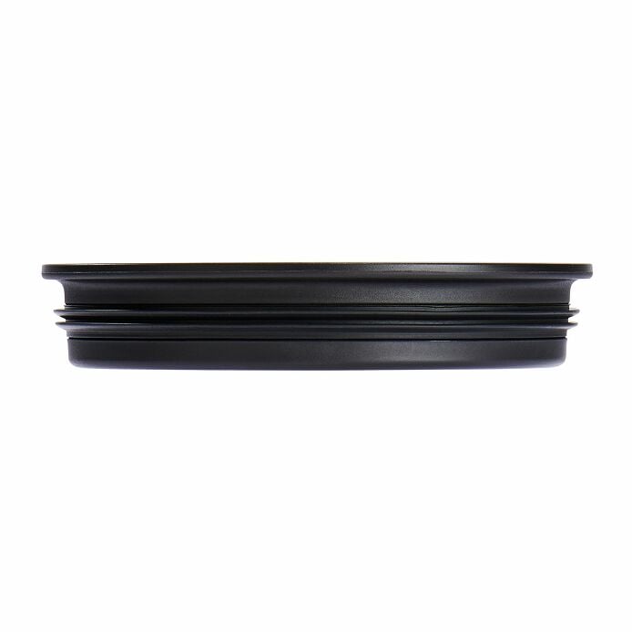 Large Closeable Press-In Lid Black