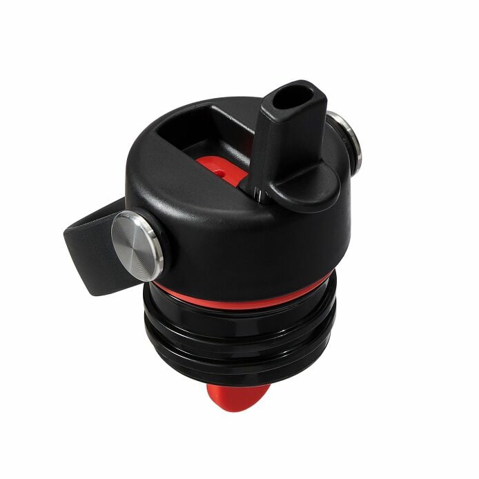 Standard Mouth Flex Straw Cap Black