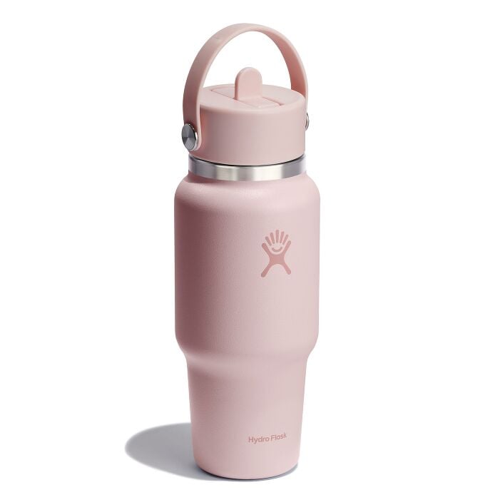 24 oz Wide Mouth Travel Bottle with Flex Straw Cap Tonal Trillium