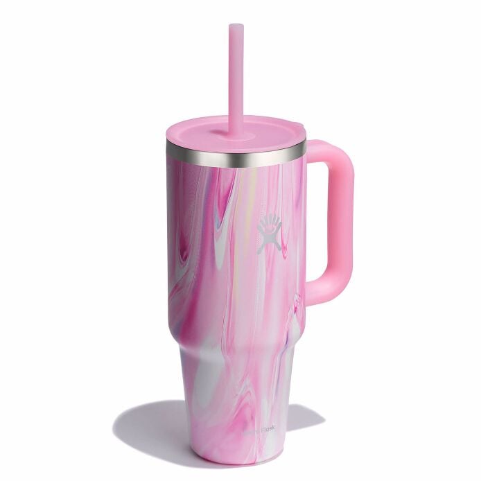 40 oz Travel Tumbler Jelly Pink