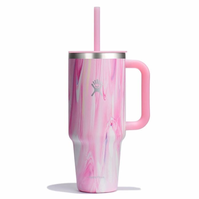 40 oz Travel Tumbler Jelly Pink