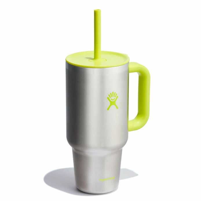 32 oz Travel Tumbler Stainless Lime