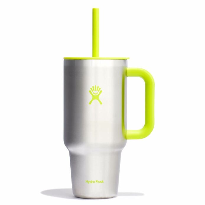 32 oz Travel Tumbler Stainless Lime