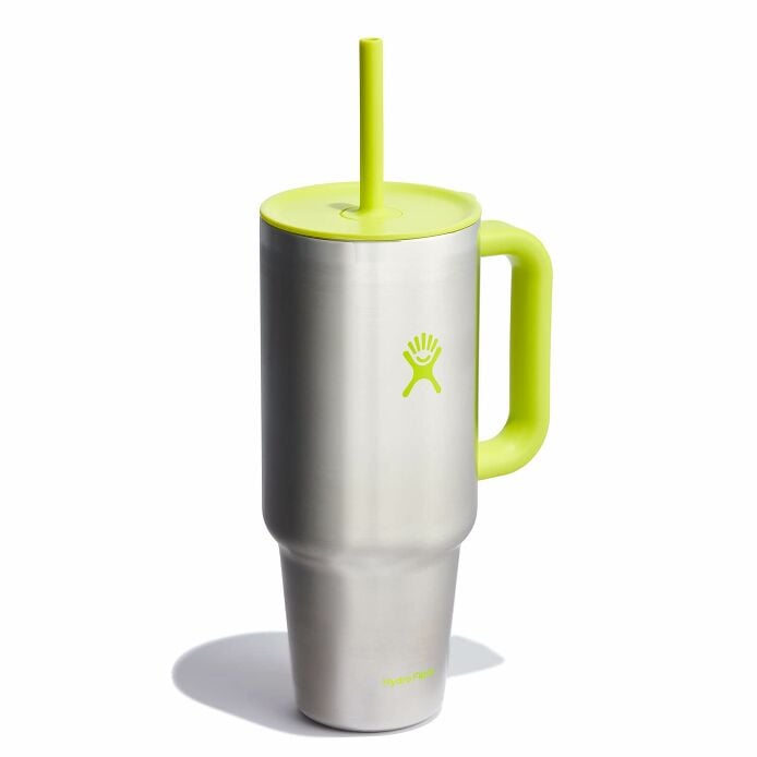 40 oz Travel Tumbler Stainless Lime