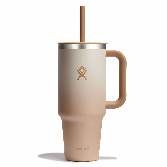 40 oz Travel Tumbler Honey Ombre