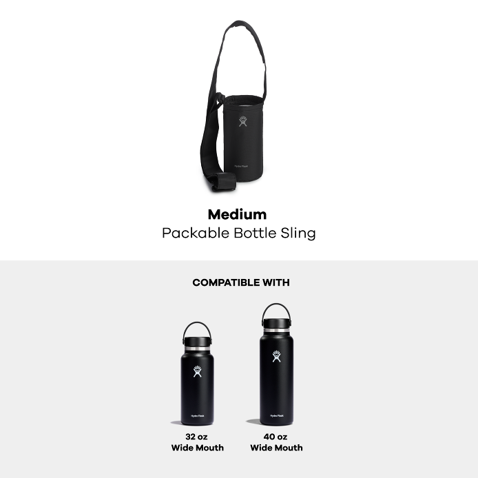 Medium Packable Bottle Sling Cactus