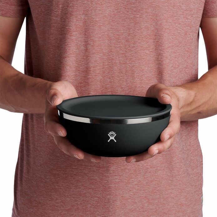 1 qt Bowl with Lid Black