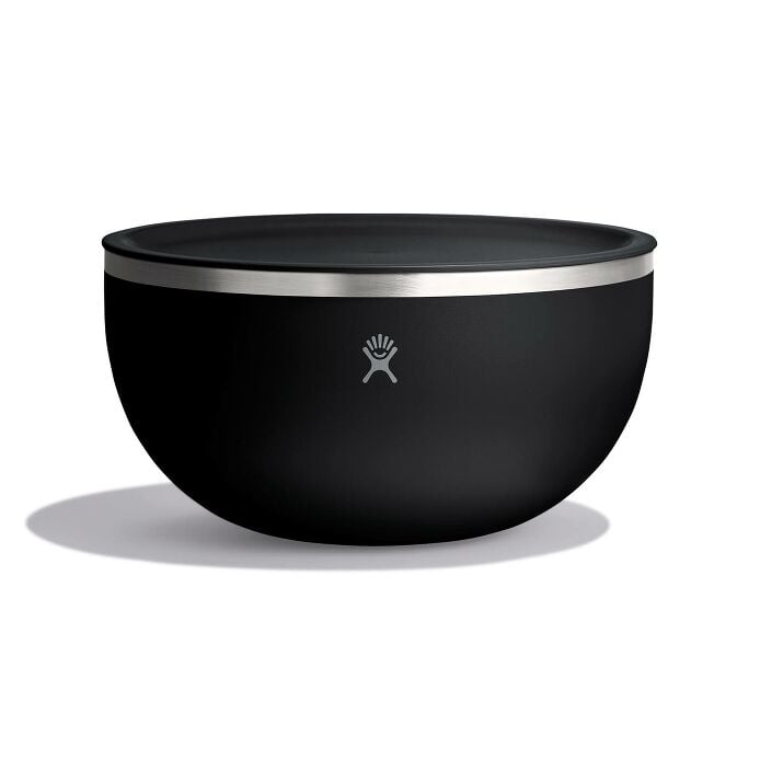 3 qt Serving Bowl with Lid Black