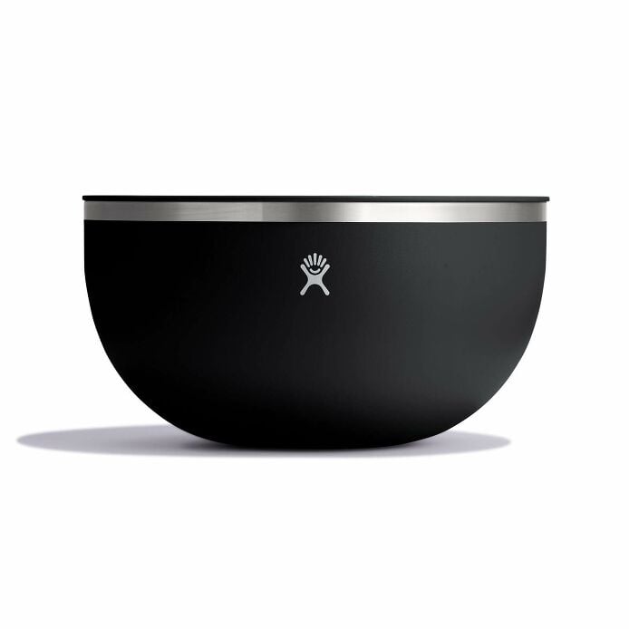 3 qt Serving Bowl with Lid Black