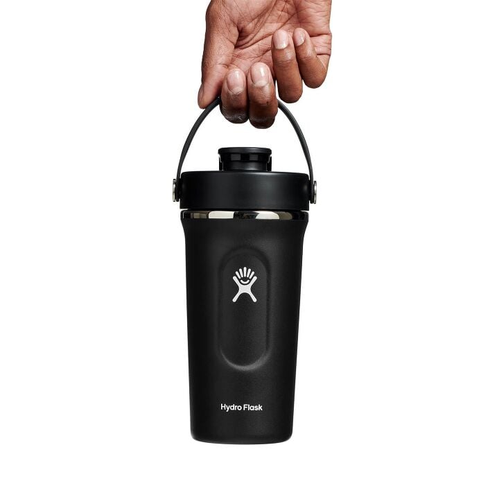 24 oz Insulated Shaker Bottle Black