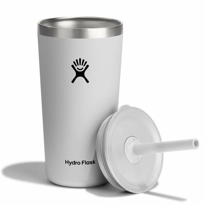 20 oz All Around™ Tumbler with Straw Lid White