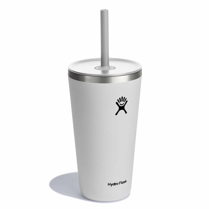 28 oz All Around™ Tumbler with Straw Lid White