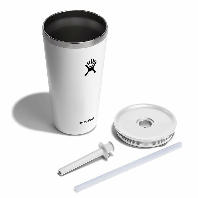 28 oz All Around™ Tumbler with Straw Lid White