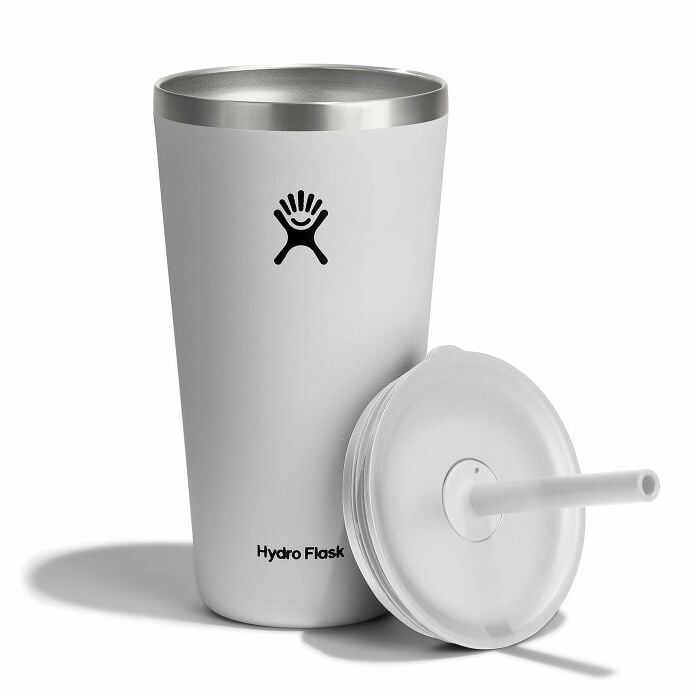 28 oz All Around™ Tumbler with Straw Lid White