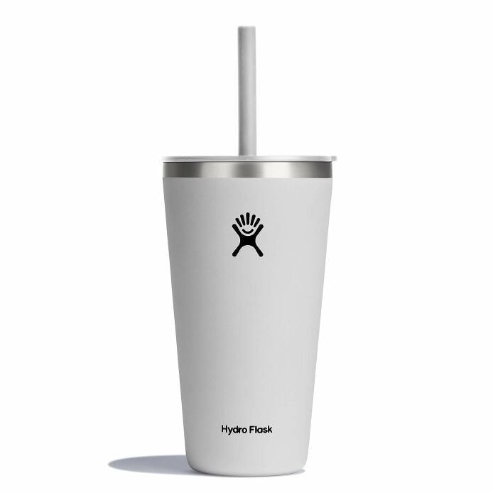 28 oz All Around™ Tumbler with Straw Lid White