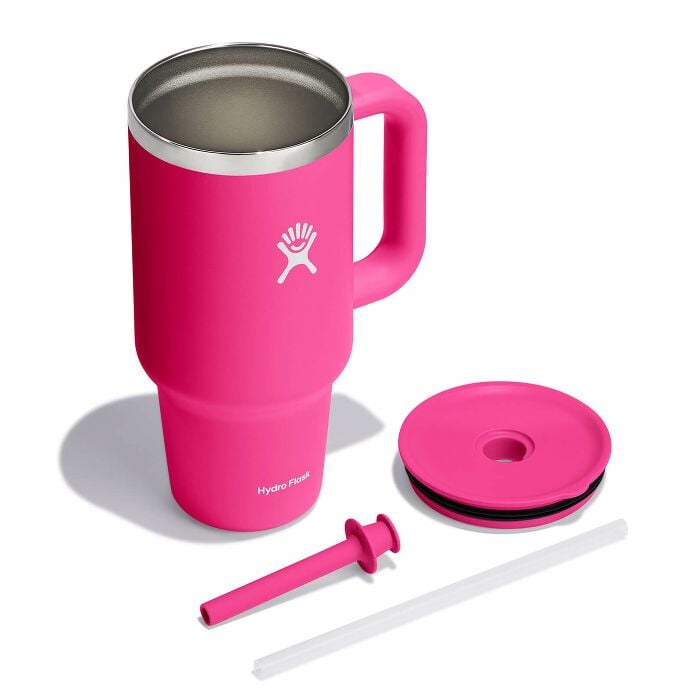 32 oz Travel Tumbler Zinnia