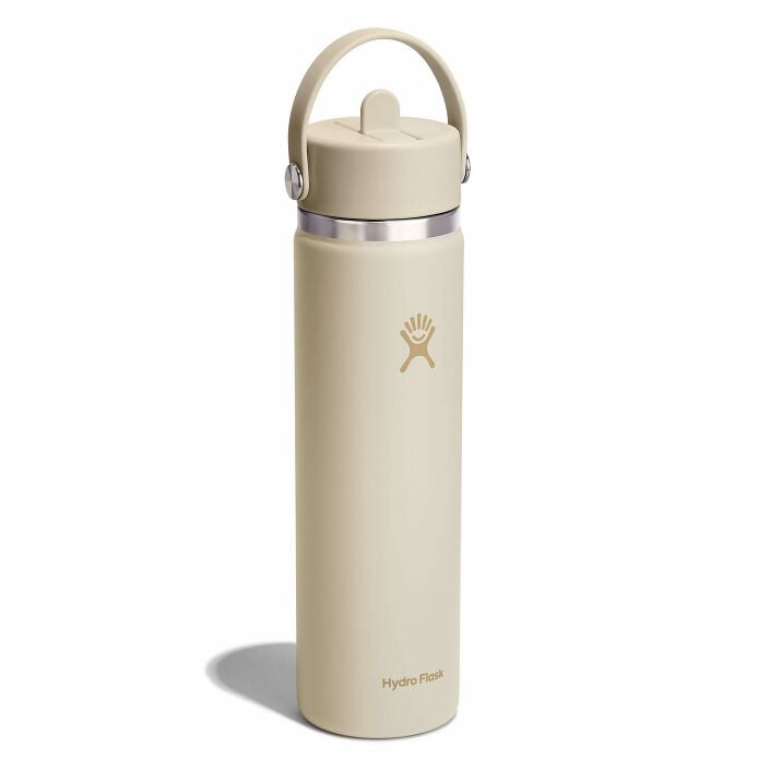 24 oz Wide Mouth with Flex Straw Cap Coconut