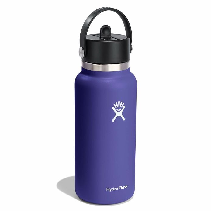 32 oz Wide Mouth with Flex Straw Cap Phantom