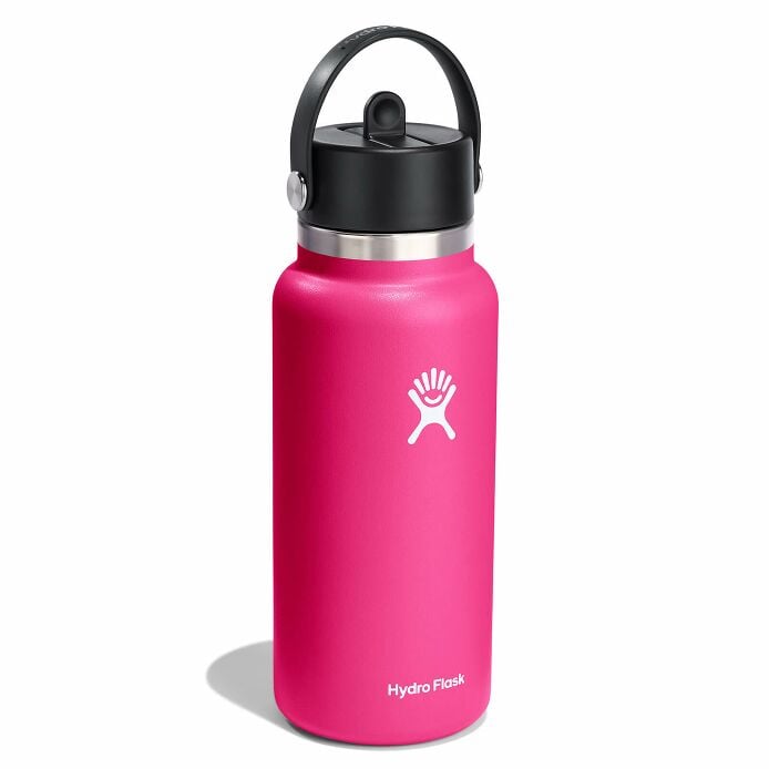 32 oz Wide Mouth with Flex Straw Cap Zinnia