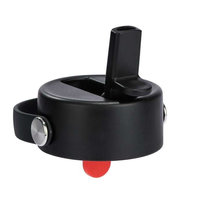 32 oz Wide Mouth with Flex Straw Cap Black