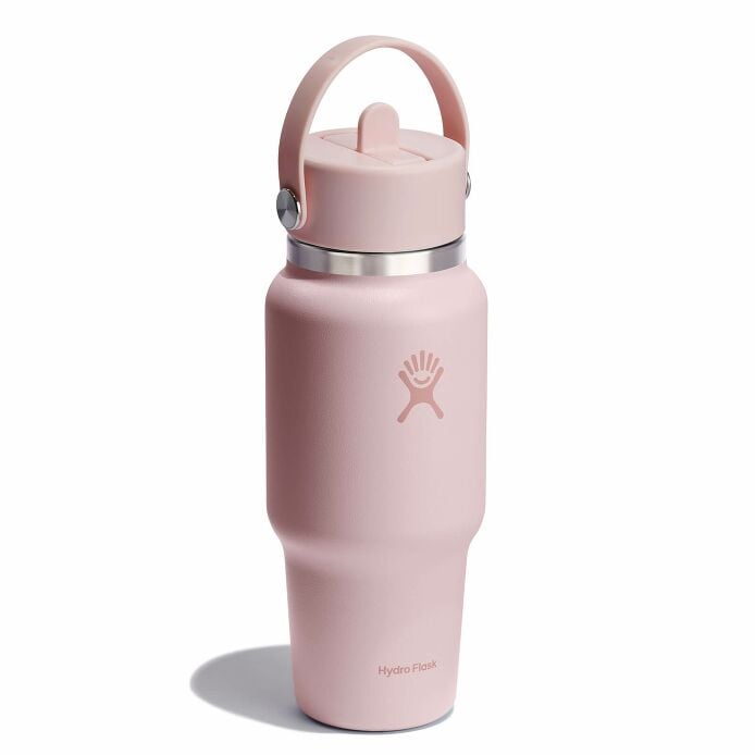 24 oz Wide Mouth Travel Bottle with Flex Straw Cap Tonal Trillium
