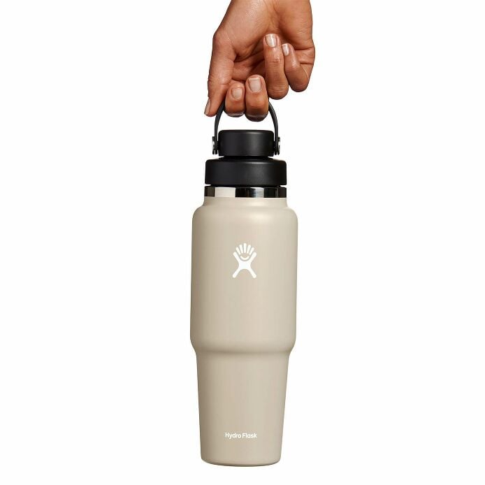 32 oz Wide Mouth Travel Bottle with Flex Chug Cap Oat