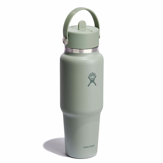 32 oz Wide Mouth Travel Bottle with Flex Straw Cap Tonal Agave