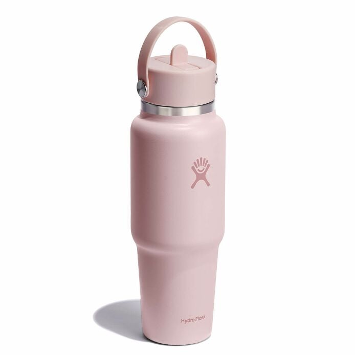 32 oz Wide Mouth Travel Bottle with Flex Straw Cap Tonal Trillium